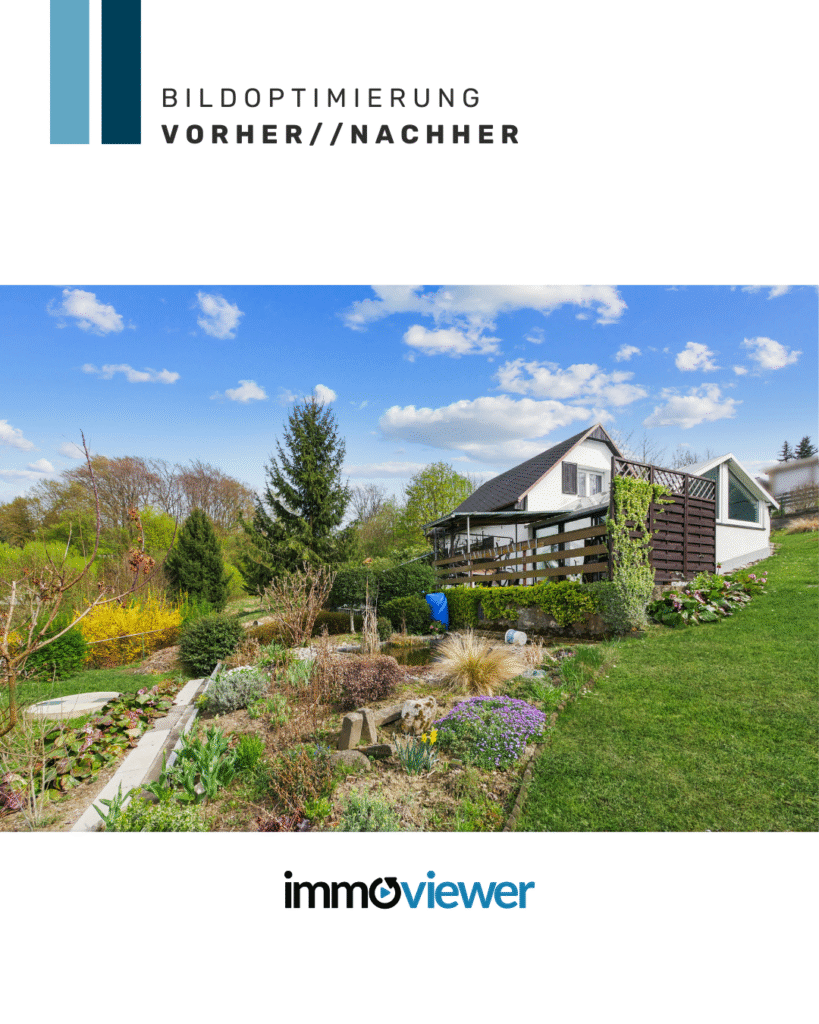 Bildoptimierung Garten nachher